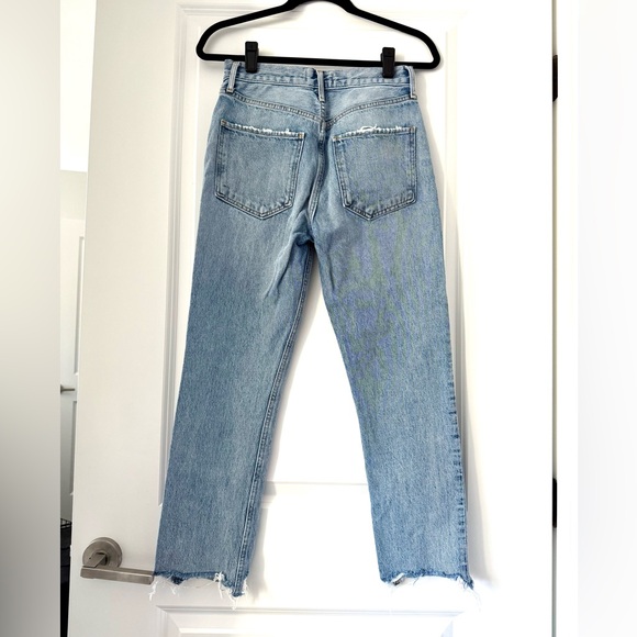 AGOLDE High Rise Riley Cropped Jeans - Picture 6 of 8